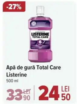 Carrefour Market Apă de gură Total Care Listerine Ofertă