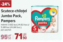 Carrefour Market Scutece-chiloţel Jumbo Pack, Pampers Ofertă