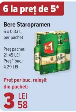 Bere Staropramen