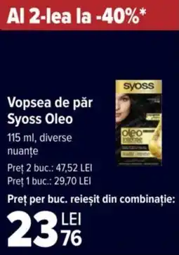 Carrefour Vopsea de păr Syoss Oleo Ofertă