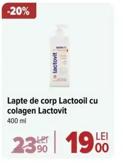 Carrefour Lapte de corp Lactooil cu colagen Lactovit Ofertă