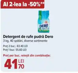 Carrefour Detergent de rufe pudră Dero Ofertă