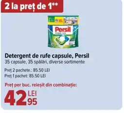 Carrefour Detergent de rufe capsule, Persil Ofertă