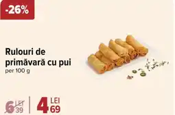 Carrefour Rulouri de primăvară cu pui Ofertă