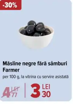 Carrefour Măsline negre fără sâmburi Farmer Ofertă