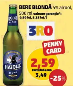 Penny BERE BLONDĂ Ofertă