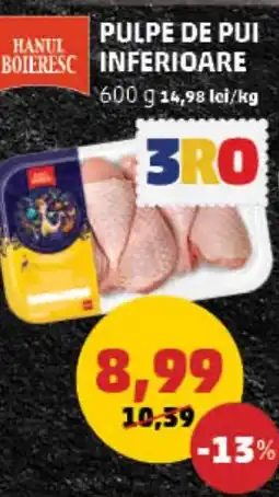 Penny PULPE DE PUI INFERIOARE Ofertă