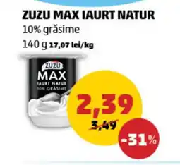 Penny ZUZU MAX IAURT NATUR Ofertă