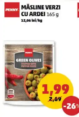 Penny MĂSLINE VERZI CU ARDEI Ofertă