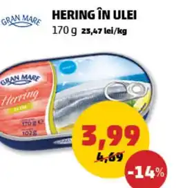 Penny HERING ÎN ULEI Ofertă