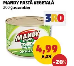 MANDY PASTĂ VEGETALĂ