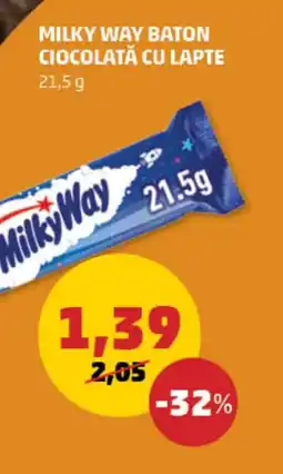 Penny MILKY WAY BATON CIOCOLATĂ CU LAPTE Ofertă