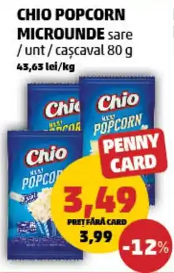CHIO POPCORN MICROUNDE
