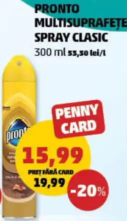 Penny PRONTO MULTISUPRAFEȚE SPRAY CLASIC Ofertă
