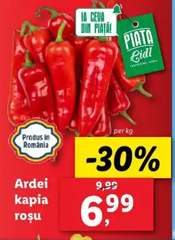 Lidl Ardei kapia roşu Ofertă