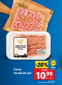 Lidl Carne tocată de pui Ofertă