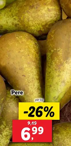 Lidl Pere Ofertă