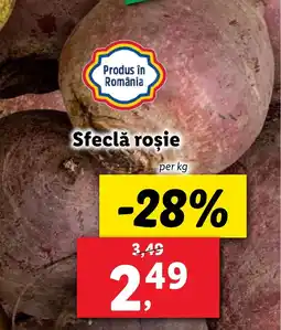 Lidl Sfeclă roşie Ofertă