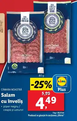 CĂMARA NOASTRĂ Salam cu înveliş