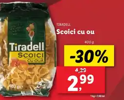 Lidl TIRADELL Scoici cu ou Ofertă