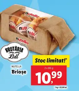 Lidl NUTELLA Briose Ofertă