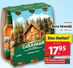 Lidl CARAIMAN Bere blondǎ Ofertă