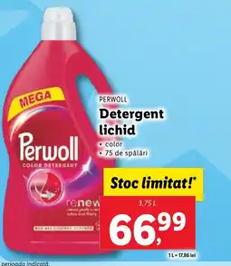 Lidl PERWOLL Detergent lichid Ofertă