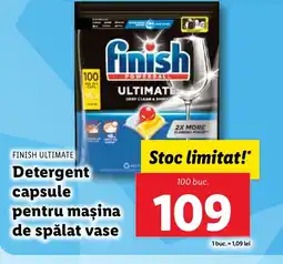Lidl FINISH ULTIMATE Detergent capsule pentru mașina de spălat vase Ofertă