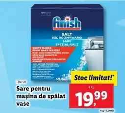 FINISH Sare pentru maşina de spălat vase