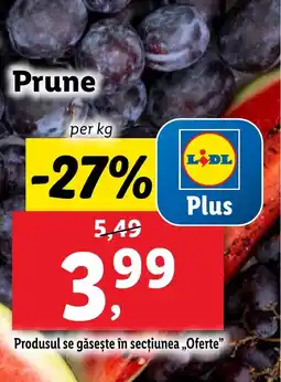 Lidl Prune Ofertă