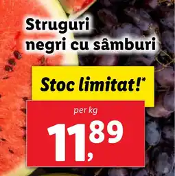 Lidl Struguri negri cu sâmburi Ofertă