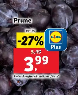Lidl Prune Ofertă