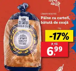 Lidl CĂMARA NOASTRĂ Pâine cu cartofi, bătută de coajă Ofertă