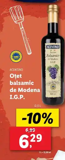 Lidl ACENTINO Oțet balsamic de Modena I.G.P. 0.5L Ofertă