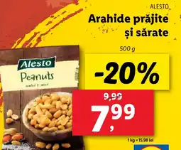Lidl ALESTO Arahide prăjite și sărate Ofertă