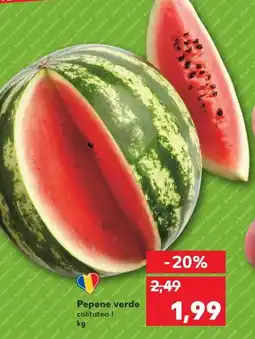 Kaufland Pepene verde Ofertă