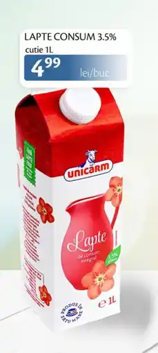 Unicarm LAPTE CONSUM 3.5% cutie 1L Ofertă