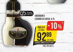 Mega Image SHERIDAN'S LICHIOR CU CAFEA, 0.7L Ofertă
