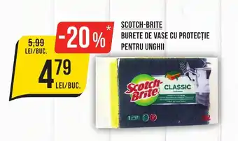 Mega Image SCOTCH-BRITE BURETE DE VASE CU PROTECȚIE PENTRU UNGHII Ofertă