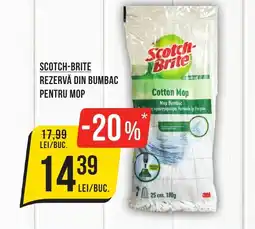 SCOTCH-BRITE REZERVĂ DIN BUMBAC PENTRU MOP