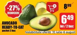 Auchan AVOCADO READY-TO-EAT Ofertă