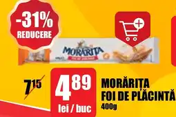 Auchan MORARITA FOI DE PLĂCINTĂ Ofertă