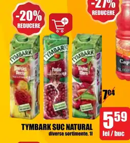 Auchan TYMBARK SUC NATURAL Ofertă