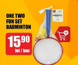 Auchan ONE TWO FUN SET BADMINTON Ofertă