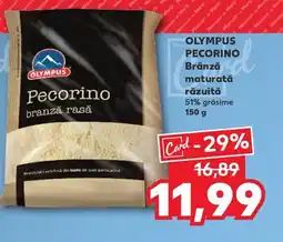 Kaufland OLYMPUS PECORINO Brânză maturată răzuită Ofertă