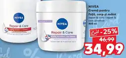 Kaufland NIVEA Cremă pentru față, corp și mâini Ofertă