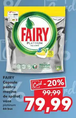 Kaufland FAIRY Capsule pentru maşina de spălat vase Ofertă