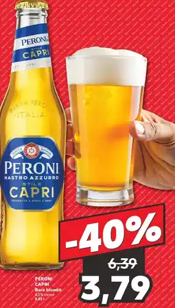 PERONI CAPRI Bere blondă