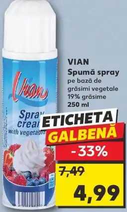 Kaufland VIAN Spumă spray Ofertă