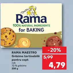 Kaufland RAMA MAESTRO Grăsime tartinabilă pentru copt Ofertă